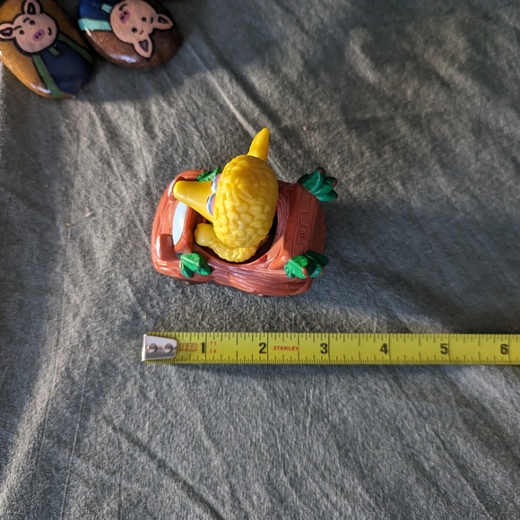 Sesame Street Big Bird Nest Car Hasbro 2012 Figure Vehicle Bird's Toy PBS Yellow - Picture 4 of 12